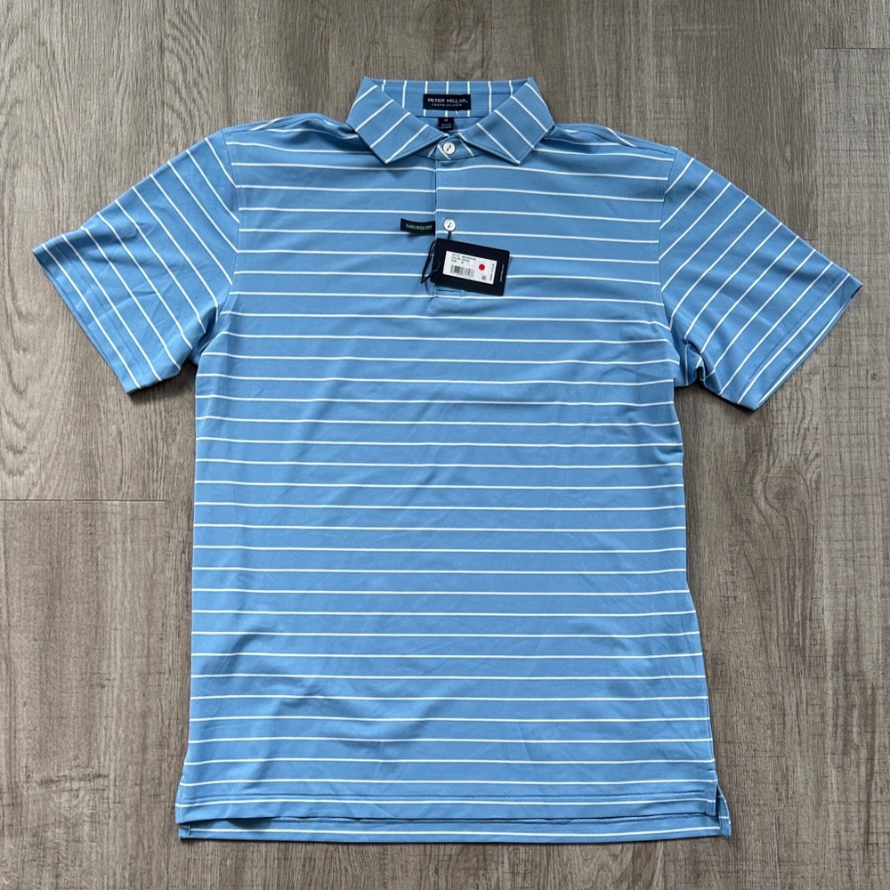 NWT Peter Millar Crown Crafted striped polo- Size M
